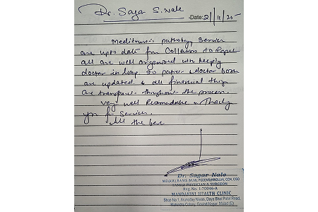 Customer testimonial