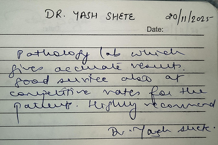 Customer testimonial